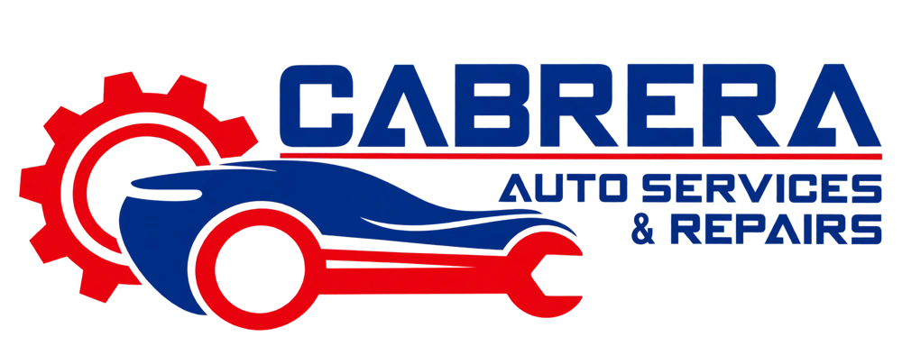 Cabrera Auto Services & Repairs — car, gear and wrench logo